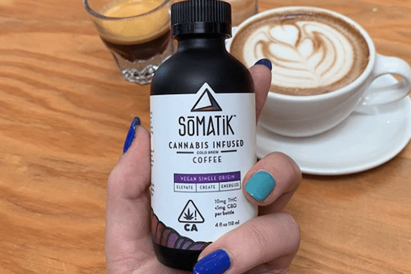 Somatik THC-infused Cold Brew Coffee